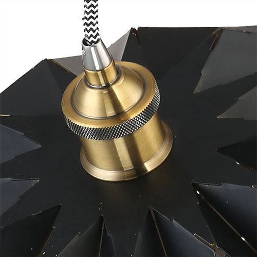 Picture of SARKIT TEKLI SIYAH KOSELI METAL E27 P4118BK