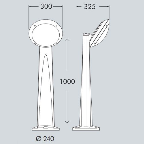 ARM. 100 CM GABRI/REMI LUCIA TEKLI GRI E27 FG resmi