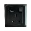 PRIZ TEKLI + USB 13A C450BK NT resmi