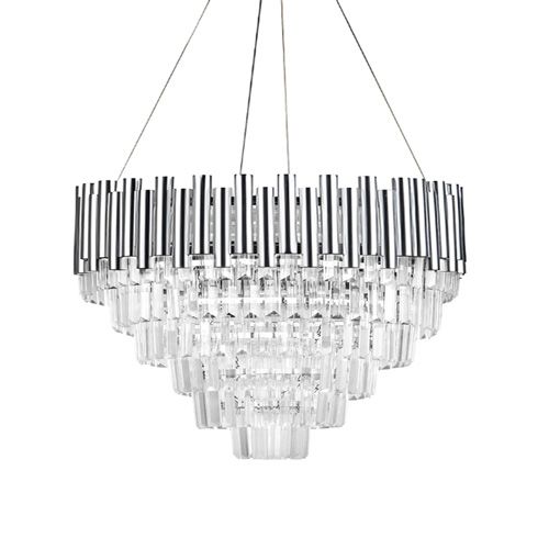 SARKIT KRISTAL SILVER YUVARLAK E14 HY-P005 F3: resmi