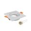 SPOT KASASI BEYAZ KARE 9X9 CM THS-GU10-W resmi