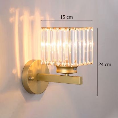DUVAR L. KRISTAL MINI KUP ALTIN E27 W-HY014E resmi