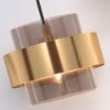 SARKIT 3LU ALTIN KEMERLI GRI CAM E27 P-BL034-3R resmi
