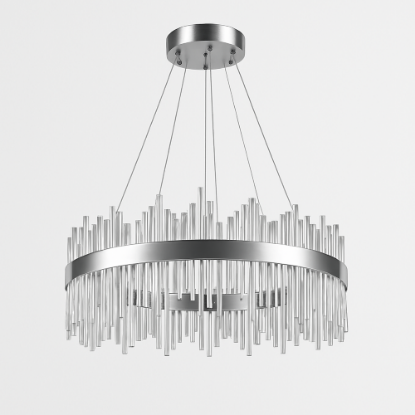 SARKIT KRISTAL YUVARLAK CUBUKLU SILVER E14 HY-P004 resmi