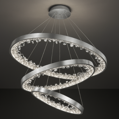 SARKIT KRISTAL DISLI SILVER LED CCT HY-L020 resmi