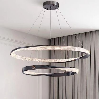 SARKIT 2LI YUVARLAK DONGU SIYAH LED CCT HY-L036 resmi